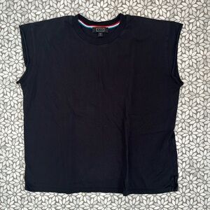 Women's AYR The Supercool Tee in Black, Size S